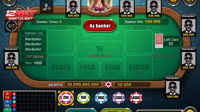 Bí mật chiến thắng Baccarat tại 12BET